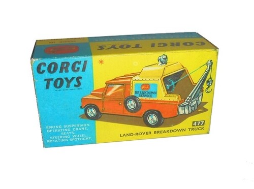 Corgi toys boîte box repro