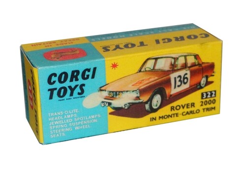 Corgi toys boîte - box, repro