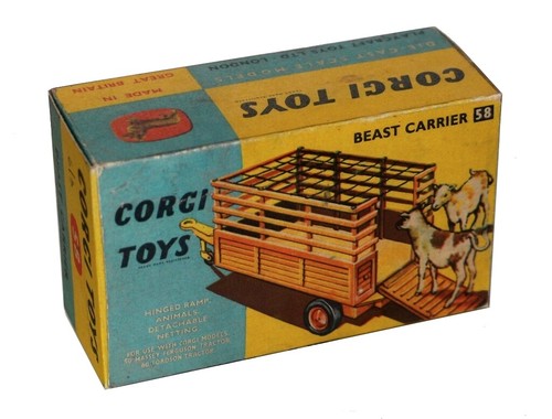 Corgi toys boîte box - , repro