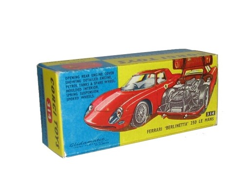 Corgi toys boîte box repro