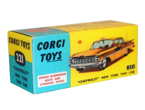 Corgi toys boîte box repro