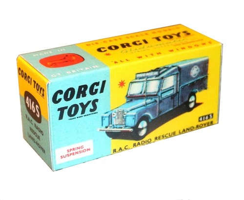 Corgi toys boîte box repro
