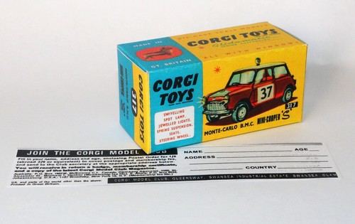 Corgi toys boîte box - , repro