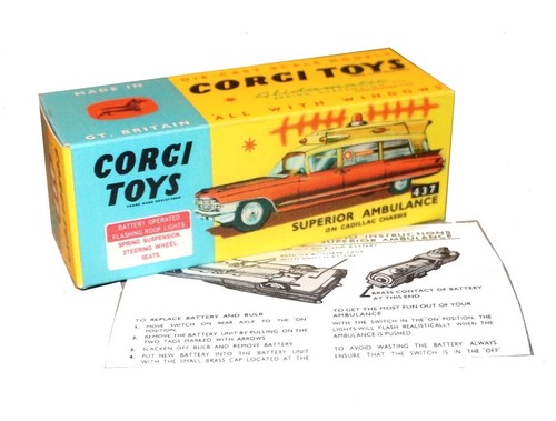 Corgi toys boîte box - , repro