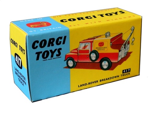 Corgi toys boîte box - , repro