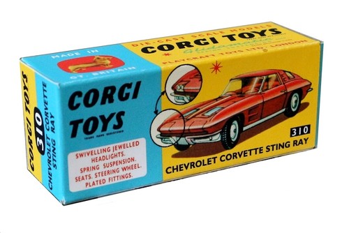 Corgi toys boîte box repro - boîte,
