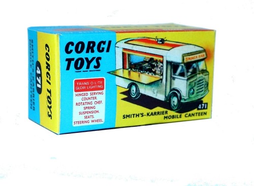 Corgi toys boîte box repro