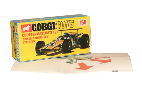 Corgi toys boîte box repro