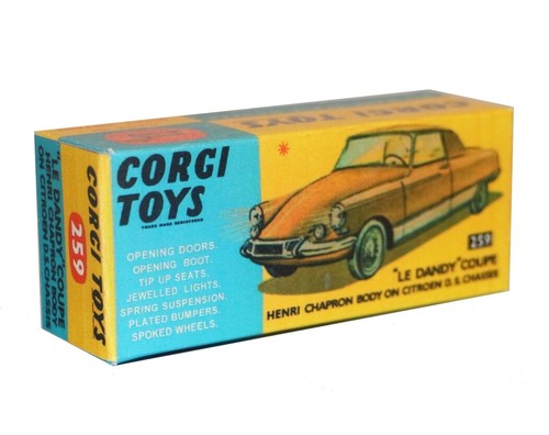 Corgi toys boîte box repro