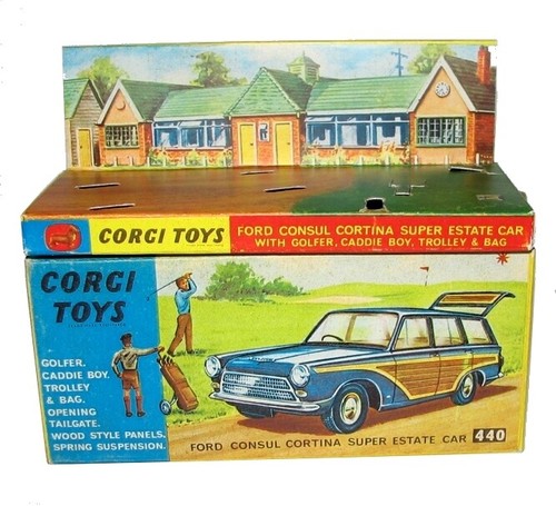 Corgi toys boîte box repro