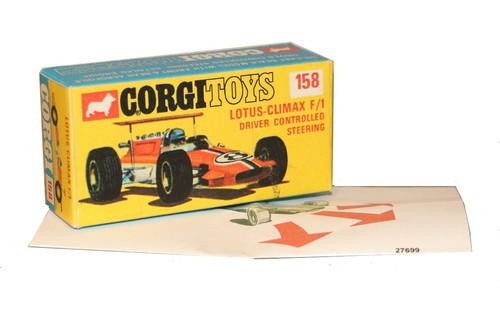 Corgi toys boîte box repro