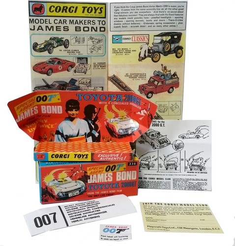 Corgi toys boîte - box, repro