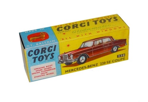 Corgi toys boîte box - , repro