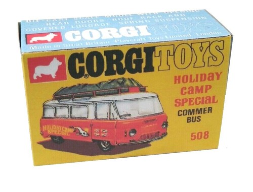 Corgi toys boîte box repro