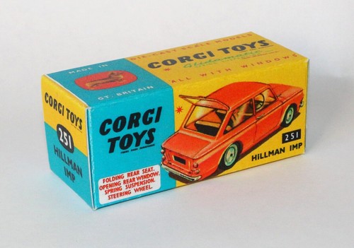 Corgi toys boîte box repro