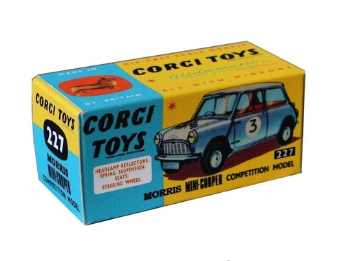Corgi toys boîte box repro