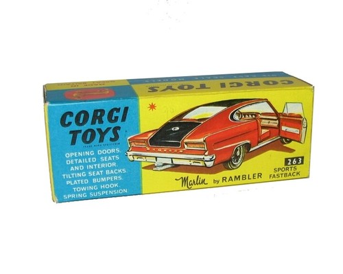 Corgi toys boîte box repro