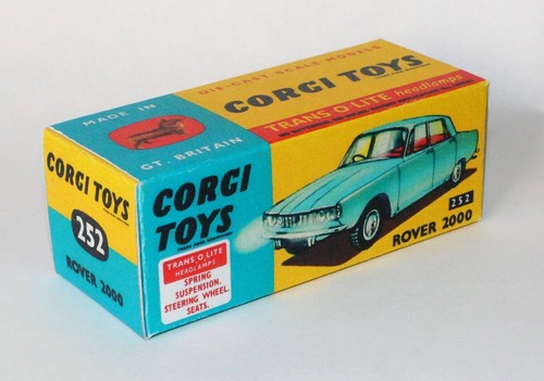Corgi toys boîte box repro