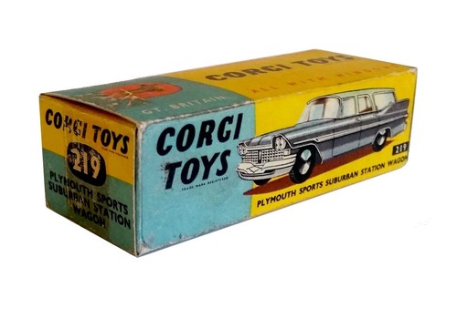Corgi toys boîte box - , repro