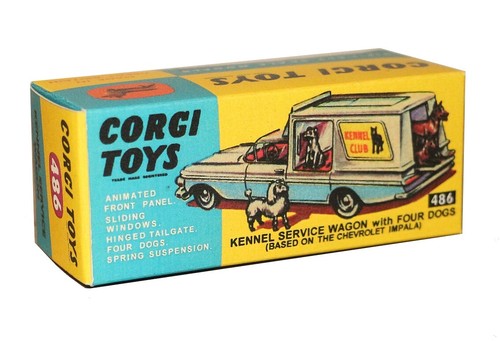 Corgi toys boîte box - , repro